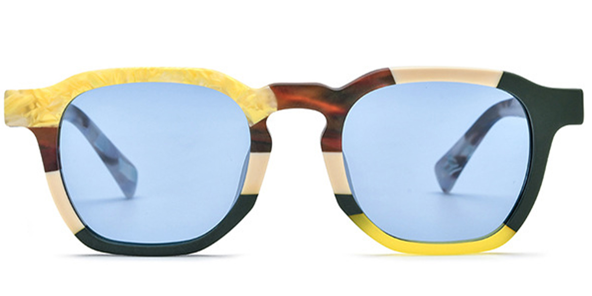 Pattern-Brown+Blue Polarized