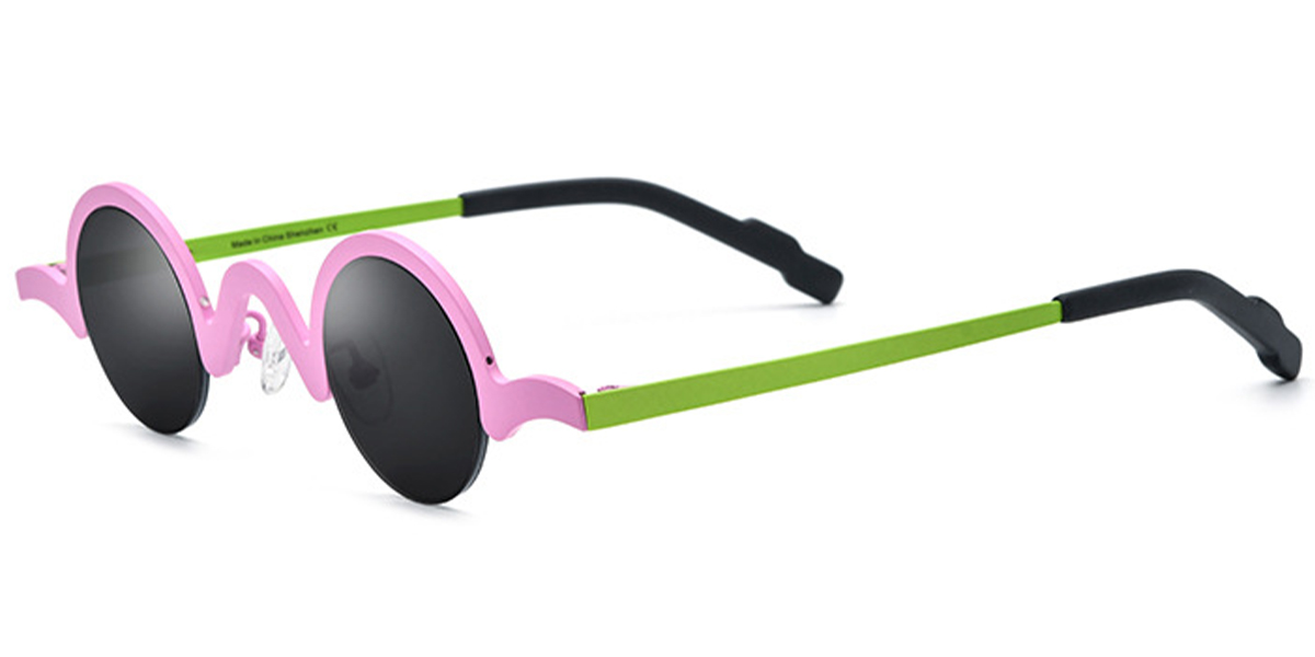 Pink+Dark Grey Polarized