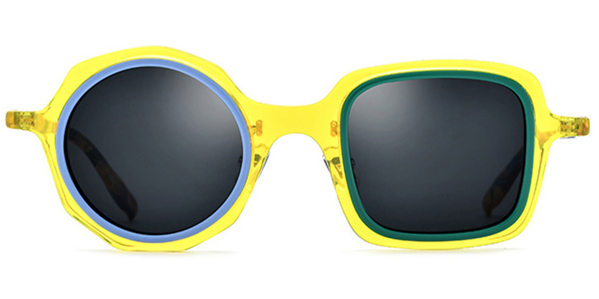 Pattern-Yellow+Dark Grey Polarized