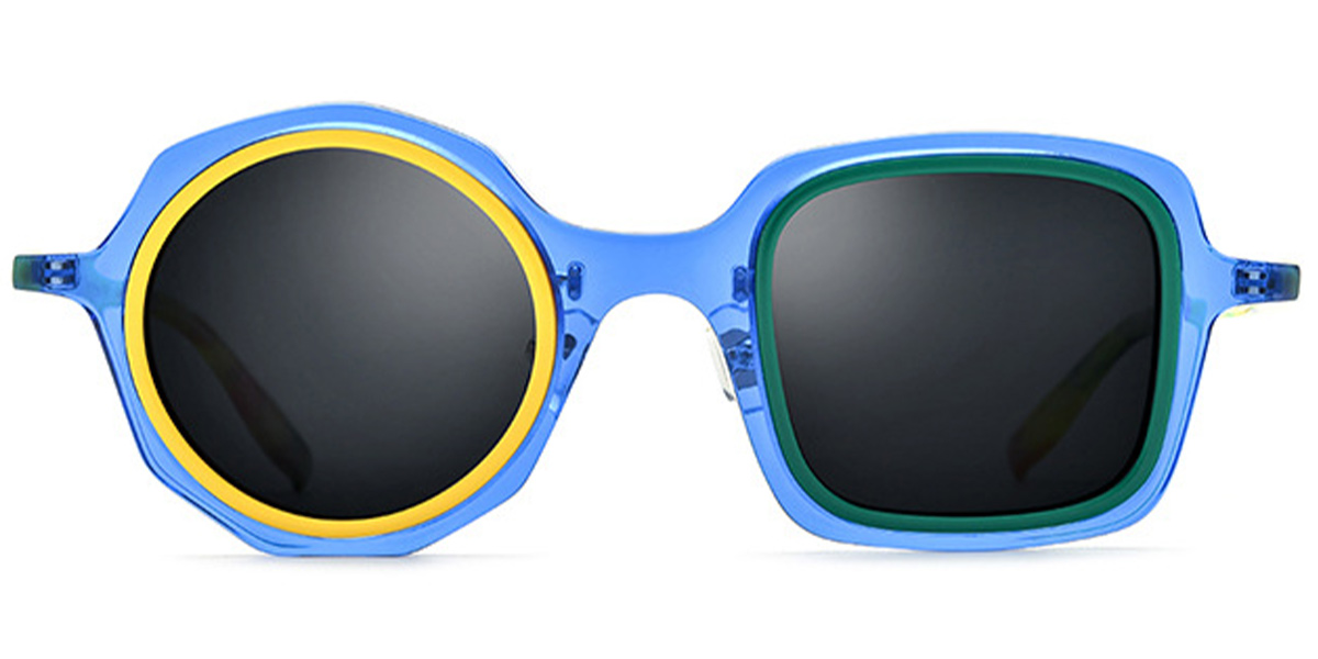 Pattern-Blue+Dark Grey Polarized