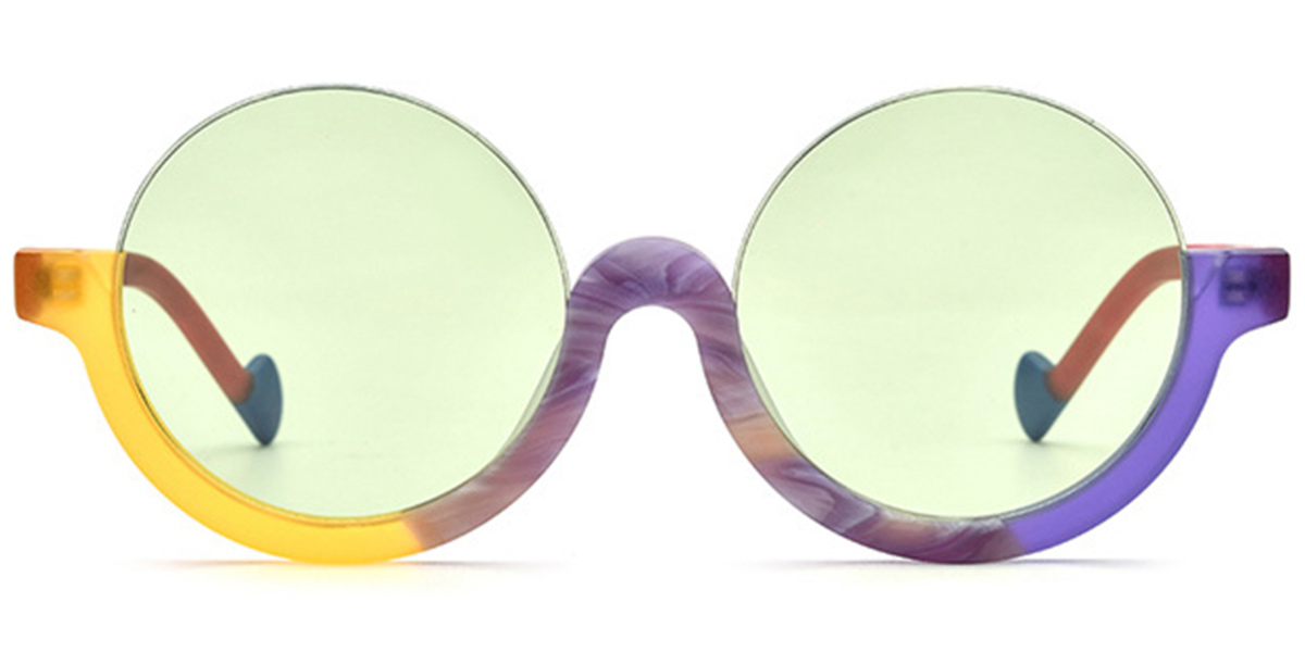 Pattern-Purple+Light Green
