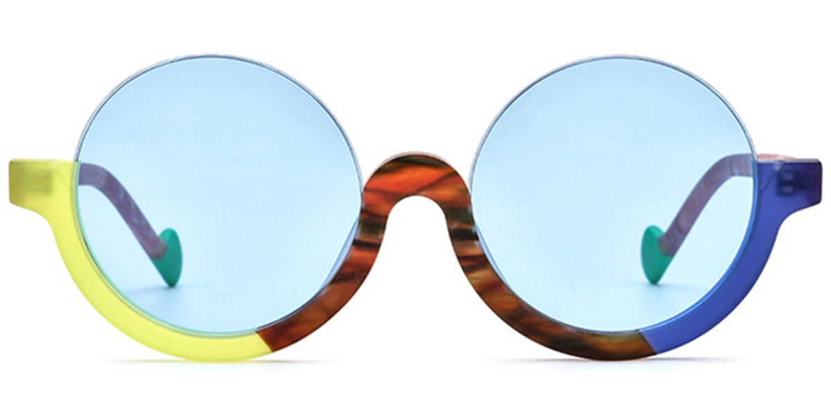 Pattern-Brown+Light Blue