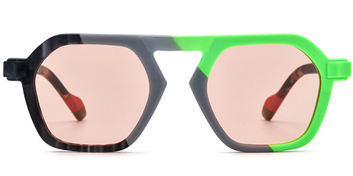 Pattern-Grey+Rose Polarized