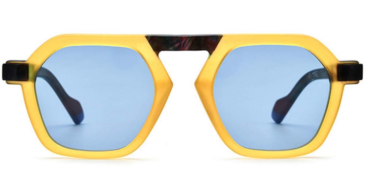 Pattern-Yellow+Blue Polarized