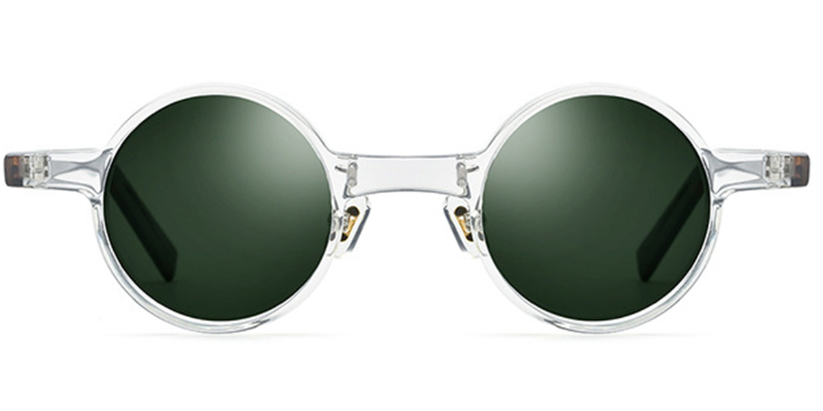 Translucent-White+Dark Green Polarized