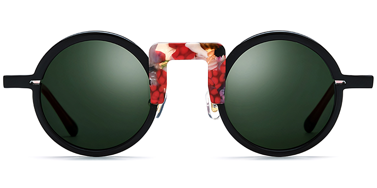 Pattern-Red+Dark Green Polarized
